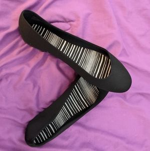 Black flats size 10